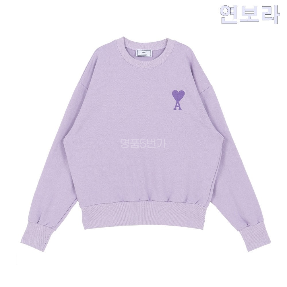 아미 파리스 하트 자수 맨투맨 상품 이미지 14